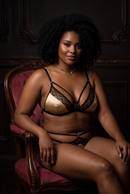 Dessous-Set »Indila« – Schwarz, Gr. S–3XL