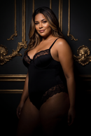 Body »Carla« – Schwarz, Gr. S–3XL